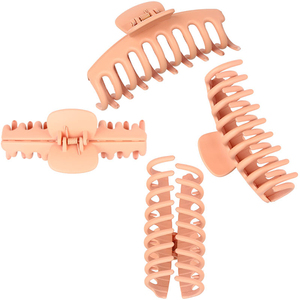 Grande <span class=keywords><strong>pince</strong></span> à cheveux en acrylique mat, machine d'assemblage à ressort, <span class=keywords><strong>pince</strong></span> à cheveux requin banane, <span class=keywords><strong>pince</strong></span> à cheveux - Product Image 3