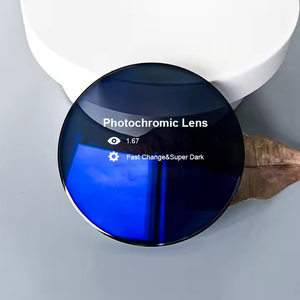 Giá bán buôn 1.67 chỉ số cao Ống kính chuyển tiếp với HMC/ AR lớp phủ ảnh grey quang lentes - Product Image 2