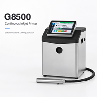 Imprimante à jet d'encre continu G8500 IP65, codeur CIJ industriel haute vitesse, buse sans entretien pendant 1 mois pour câbles et tuyaux