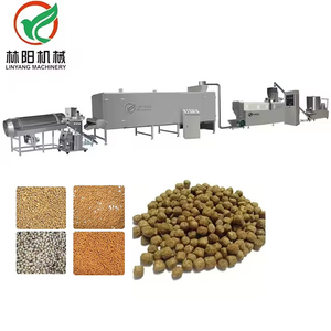 Extrudeuse automatique de granulés flottants haute capacité certifiée CE, ligne de production d'aliments pour poissons en acier inoxydable pour ferme aquacole - Product Image 1