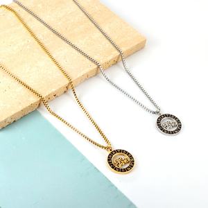 Oferta Semanal: Collar de Acero Inoxidable con Baño de Oro de 18K y Colgante Bonito, Personalización de Logotipo - Product Image 2