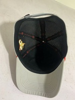 Sombrero de Marco A de 5 paneles, calidad personalizada, a rayas, impermeable, poliéster, deporte, Golf, gorra perforada con corte láser, gorra de béisbol