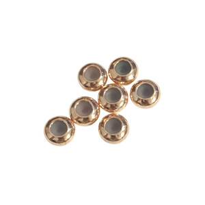 Separadores de Cadena DIY de Silicona con Rueda Plana y Ajuste de Posicionamiento, Chapados en Oro de 18K, Cobre, Blanco, KKC, Oro Rosa, Ovalados, al Vacío - Product Image 3