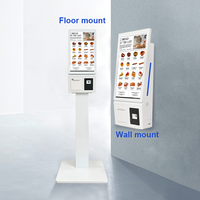 Kiosque de paiement commercial 21,5 pouces pour magasin, kiosque de paiement avec écran tactile Android/Windows/Linux, terminal de paiement