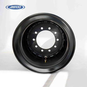 Dövme <span class=keywords><strong>2</strong></span> parça ağır lt kamyon tekerlekleri 20 PCD285.75 kütük özel tekerlekler mat siyah 20x10 tekerlekler - Product Image 5