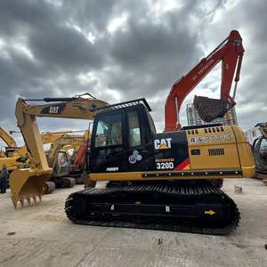 Excavadora de orugas hidráulica usada Cat 320D 320D2 320BL 320C 320CL 320GC con buenas condiciones de trabajo en stock - Product Image 4