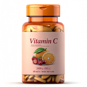 Suplemento de Ácido Ascórbico con Sabor a Frutas y Alto Contenido de Vitamina C de 1000 mg, Mejora la Defensa Inmunitaria del Cuerpo, Venta al por Mayor - Product Image 1