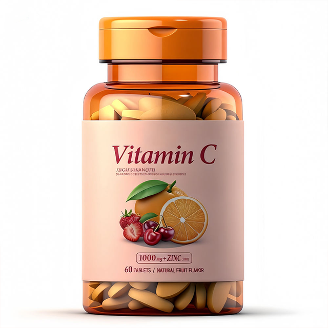 Wholesale High Content Vitamin C 1000mg Fruit Flavor Ascorbic Acid Supplement Enhances Body Immune Defense