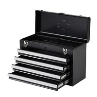 Boîte de rangement pour montres en fer, verrouillable, emballage haut de gamme pour outils numériques et montres, étui de rangement premium pour cartes