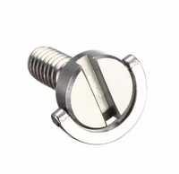 Tornillos y Tuercas de Montaje para Trípode de Cámara de Acero Inoxidable de Alta Calidad de 1/4 Pulgada, Soporte Oculto para Cámara con Anillo de Eje Largo en D, Personalizable de Fábrica