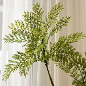 Gros Enkianthus Artificiels Vraie Touche Verte <span class=keywords><strong>Pot</strong></span> En Plastique Style Naturel Herbe Bureau À Domicile Nouvelles Fleurs Extérieures Olive Mousse - Product Image 5