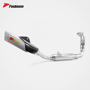 Système d'échappement complet en fibre de carbone Forsound prêt à être expédié, style MotoGP pour Yamaha FZ-09, prix de gros - Product Image 3