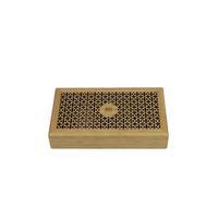 Boîte à thé en bois artisanale rectangulaire personnalisée, en bambou naturel, avec logo personnalisé, petite et creuse, pour le rangement de cadeaux