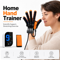 Appareil de rééducation à une main M9 blanc, masseur pneumatique pour flexion des doigts, rechargeable à domicile