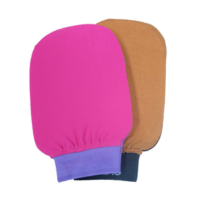 2021 LOGO personalizzato marocchino 150D corpo viso Rayon bagno doccia guanti esfolianti rimozione guanto abbronzatura pulizia del corpo massaggio della pelle - Product Image 1