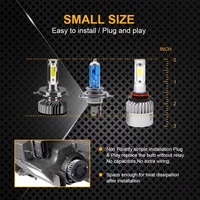 Ampoules de phare LED YD 72W H4 12V 24V, nouvelle compatibilité universelle, garantie 1 an, système d'éclairage automobile pour rénovation/mise à niveau