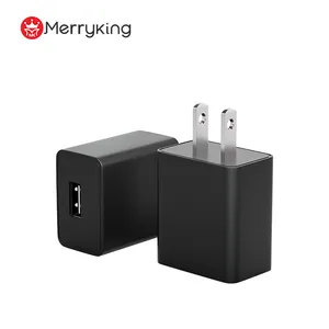 Mini 5V USB EU UK US AU Plug USB-A chargeur CE CB GS KC EMC PSE Certificat 1A 1.5A 2A 2.5A 3A chargeur de téléphone portable