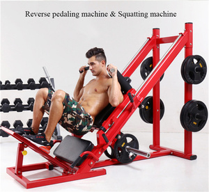Máquina de Pedales Multifuncional Comercial de Hierro para Entrenamiento de Piernas en Interiores, Equipo de Fuerza con Inclinación de 45 Grados, Venta al por Mayor - Product Image 2