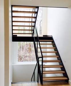 Prima Plate Stringer Fils <span class=keywords><strong>en</strong></span> bois droits <span class=keywords><strong>Acajou</strong></span> Escalier droit Flottant <span class=keywords><strong>en</strong></span> métal - Product Image 1