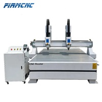 Routeur CNC à grande vitesse Jinan FIRMCNC 1325 à double broche pour le travail du bois, machine de fraisage CNC, Shandong Chine