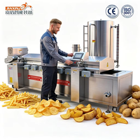 Frituurapparatuur voor industriële aardappel- en snackverwerkingslijnen