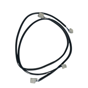 OEM 定制 2 针连接器线束电缆组件，2 芯黑色护套电缆，带压接端子（红/白线） - Product Image 3