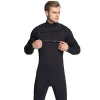 Offre Spéciale personnalisé 2mm 3mm 5mm 7mm à manches longues hauts hommes et femmes maillots de bain ensemble avant fermeture éclair combinaison de plongée