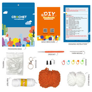 Support Personnalisation Kit de <span class=keywords><strong>crochet</strong></span> pour <span class=keywords><strong>animaux</strong></span> Kit de <span class=keywords><strong>crochet</strong></span> pour débutants Kit de démarrage de <span class=keywords><strong>crochet</strong></span> avec accessoires d'instruction vidéo - Product Image 3