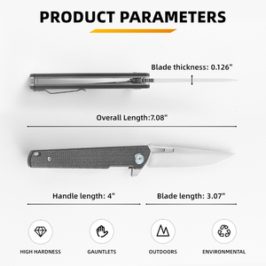 Nuovo arrivo professionale D2 campeggio sopravvivenza EDC coltello pieghevole all'aperto coltello tascabile - Product Image 4