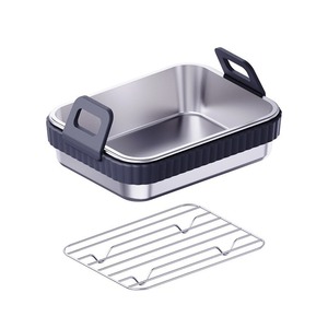 Plateau de cuisson en silicone de qualité alimentaire pour friteuse à air, ustensiles de cuisson sûrs, résistants aux hautes températures, pliables, faciles à nettoyer - Product Image 3