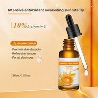 Sérum Visage Liquide Anti-Âge Végétalien Marque Blanche OEM Acide Hyaluronique Vitamines C 15%/20%/30% Glycérine Or 24K pour Éclaircissement