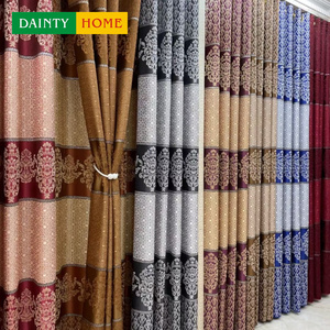 Rideaux occultants modernes pour baie vitrée, en plastique, très vendus, 100% polyester tissé, jacquard haute précision, composite - Product Image 5