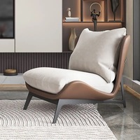 Fauteuil de relaxation moderne et luxueux avec repose-pieds, design tendance pour salon, balcon ou chambre, en promotion.