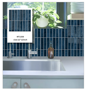 Jorunns 3D hình nền DIY trang trí nội thất nhà bếp backsplash gạch Peel và Stick tite màu xanh lá cây Peel Stick tường gạch - Product Image 6