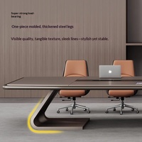 Ensemble Chaise et Bureau Modulable Ignifuge Amovible pour Salles de Conférence, Bureaux Gouvernementaux, Style Minimaliste en Panneaux en Forme de Barre