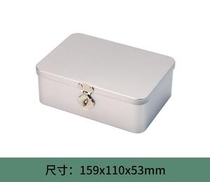 Biểu Tượng Tùy Chỉnh Hình Chữ Nhật Bạc <span class=keywords><strong>Tin</strong></span> Trường Hợp Bản Lề Nắp Kim Loại Hộp Bút Chì Với Dập Nổi Sắt Thủ Công Cho Văn Phòng Phẩm Lưu Trữ - Product Image 5