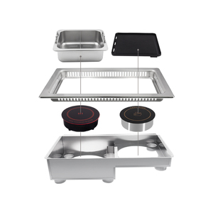 Aobl bán buôn không khói trong nhà Hàn Quốc BBQ lẩu bảng thương mại điện bàn ăn - Product Image 6