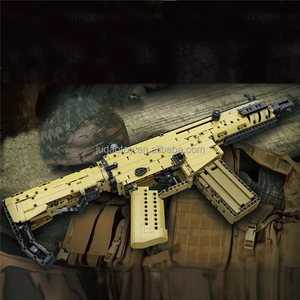 Fabricant chinois Mould <span class=keywords><strong>King</strong></span> 14015 Blocs de construction Pistolet Blocs SCAR Fusil Modèle de pistolet en plastique Jouets éducatifs pour enfants - Product Image 2