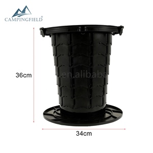 Inodoro Plegable Portátil Retráctil con Soporte Lateral para Papel Higiénico para Viajes, Campamentos, Pesca, Senderismo, Inodoro Plegable para Exteriores - Product Image 4