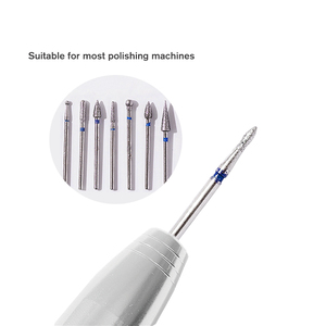 Phổ biến kim cương lớp biểu bì Nga Rotary Burr Pedicure công cụ Loại bỏ kim cương Nail Drill Bits Set - Product Image 3