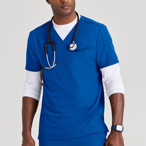 Uniforme d'infirmière, uniforme de médecin d'hôpital, ensembles d'uniformes médicaux, haut de blouse à col en V, pantalon de travail pour infirmières, pantalon de travail pour médecins et infirmières - Product Image 5