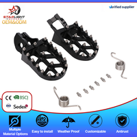 Repose-pieds larges CNC XGS RACING pour moto tout-terrain KTM 2023