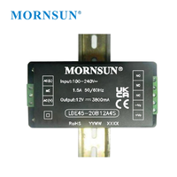 Modul Konverter AC DC MORNSUN 45W LDE45-20Bxx, Catu Daya Pemasangan di Papan, Input Universal 85-264VAC, Modul Daya Kompak