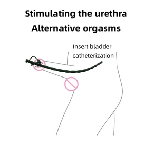 Männliches Silikon Langes Pferde auge Harnröhre <span class=keywords><strong>dilation</strong></span> Hohlrohr Penis Masturbation Männlicher Sklave Training SM Sexspielzeug - Product Image 6