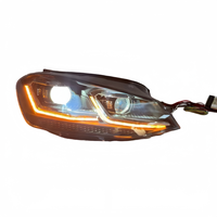 Ensemble de phares LED à éclairage automatique, projecteur de signal de direction dynamique, lentille pour VW Golf 7 Mk7 2013-2018, remplacement de phare