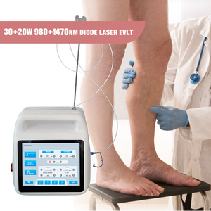 Láser de diodo endovascular de 1470nm para ablación EVLT, láser médico endovenoso de 980nm para ablación de venas varicosas y arañas vasculares <span class=keywords><strong>en</strong></span> <span class=keywords><strong>las</strong></span> <span class=keywords><strong>piernas</strong></span> - Product Image 1