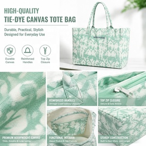 <span class=keywords><strong>Bolsa</strong></span> <span class=keywords><strong>de</strong></span> Compras Promocional Premium Personalizada con Logotipo Bordado, <span class=keywords><strong>Bolsa</strong></span> <span class=keywords><strong>de</strong></span> Lona <span class=keywords><strong>de</strong></span> Algodón Resistente y Grande con Cierre Superior - Product Image 3