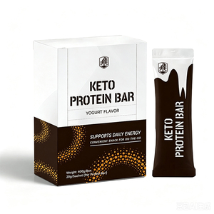 Barra de Proteína Vegana Keto Baja en Carbohidratos y Alta en Proteínas, Mantiene la Cetosis Estable, como un Práctico Reemplazo de Comida - Product Image 1