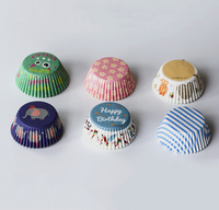 Vente en gros de gobelets en papier pour emballage de gâteaux et desserts, résistants aux hautes températures, gobelets à biscuits jetables, gobelets à pâtisserie pour boulangerie