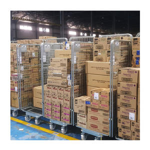 Op Maat Gemaakte Heavy-Duty Metalen Stalen Rollende Container Fabriek Rolkooi <span class=keywords><strong>Trolley</strong></span> Van Hoge Kwaliteit Handkarren En Trolleys - Product Image 6